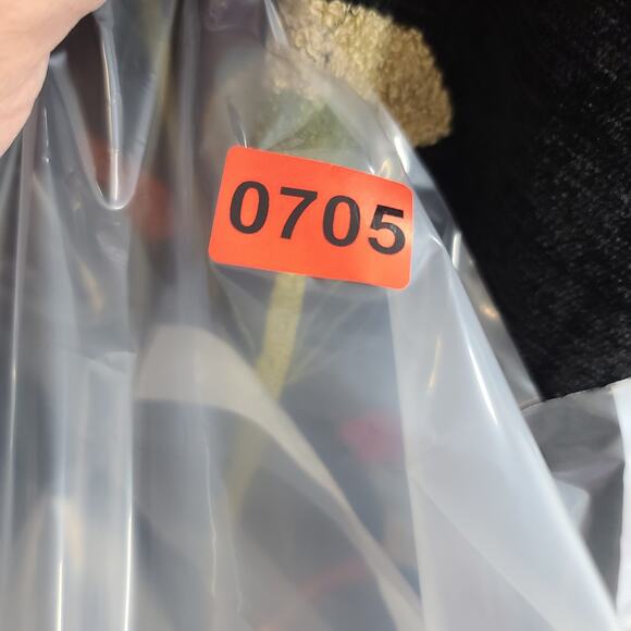 Vintage Sample St embroidered artsy women's style button up sweater black SZ XL - Picture 8 of 8